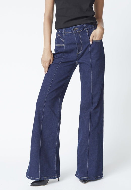 Co´Couture - Theocc Wide Jeans 31604 - 555 - Dark Denim Jeans 