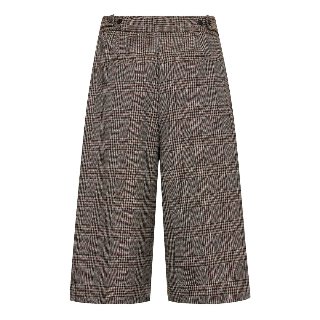Co´Couture - Veyacc Check Bermuda 500143 - 20002 - Brown Shorts 