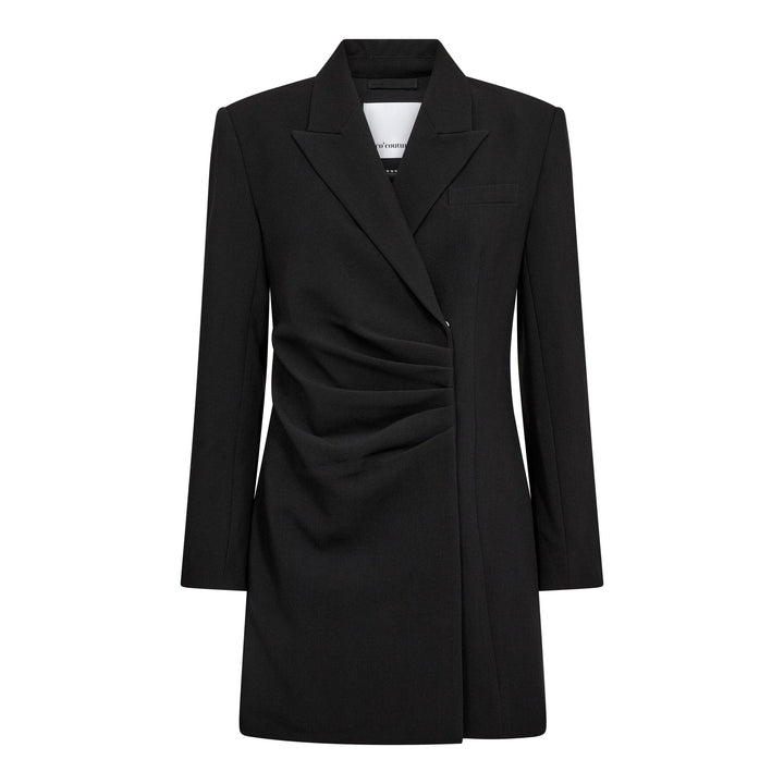 Co´Couture - Volacc Pleat Blazer Dress 500505 - 65001 - Black Kjoler 
