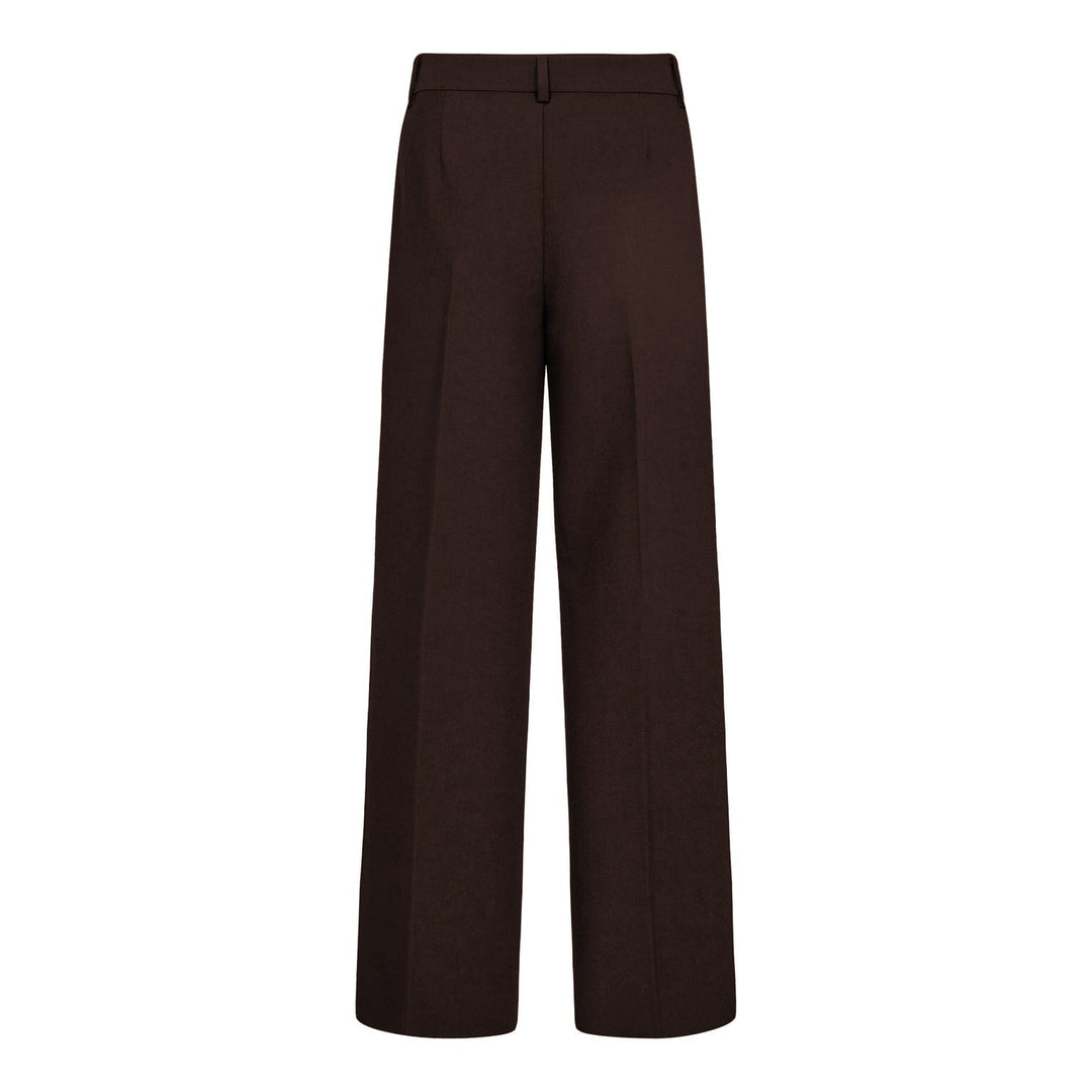 Co´Couture - Volacc Wide Pant 31191 - 145 - Dark Brown Bukser 