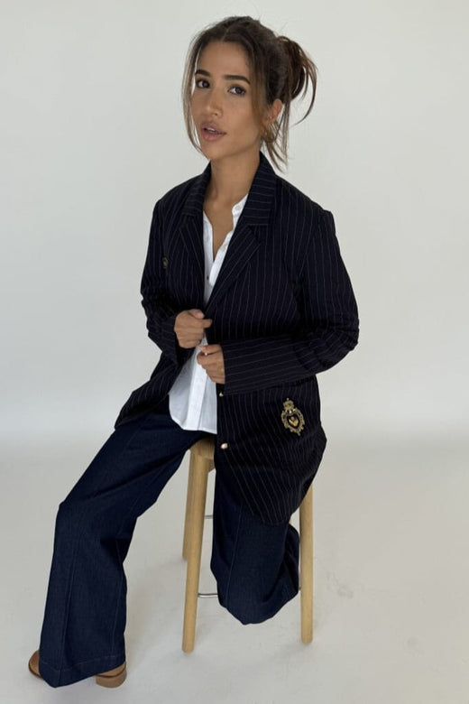 Continue - Jessy Blazer 15007 - Navy Blue Stripe