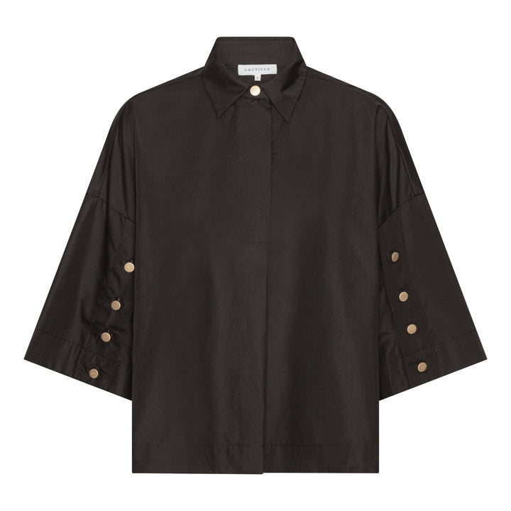 Continue - Klara Shirt 15039 - Black Skjorter 