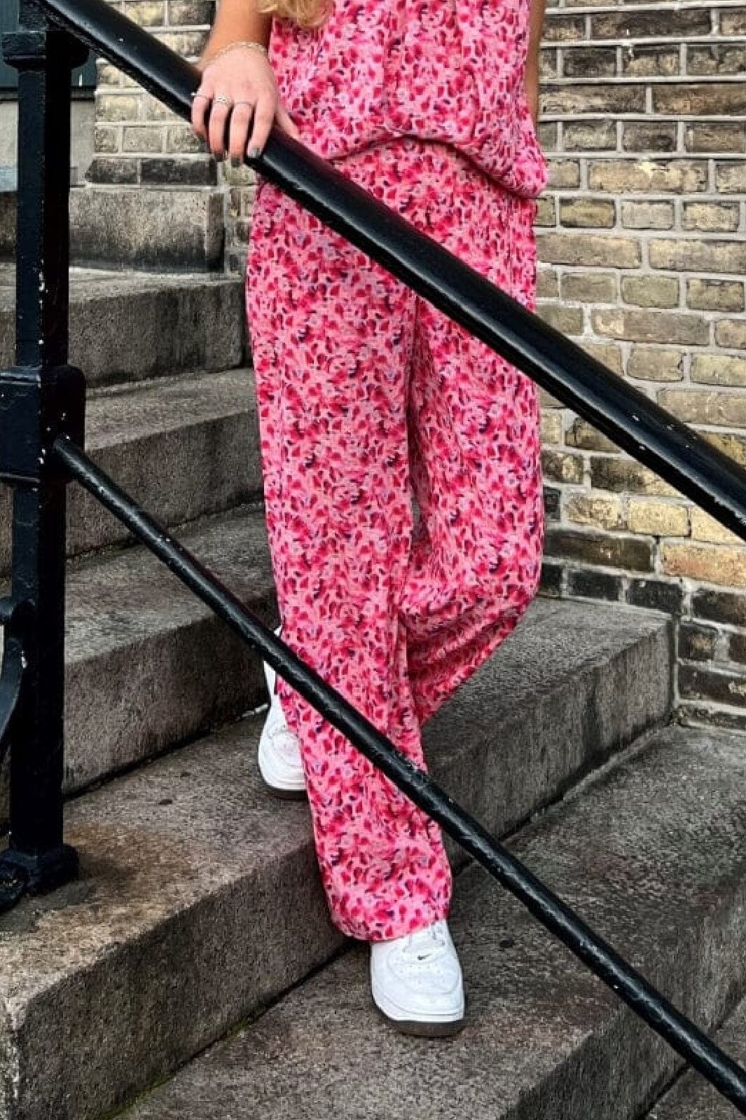 Continue - Lea Flowers - Pink Flowers Bukser 