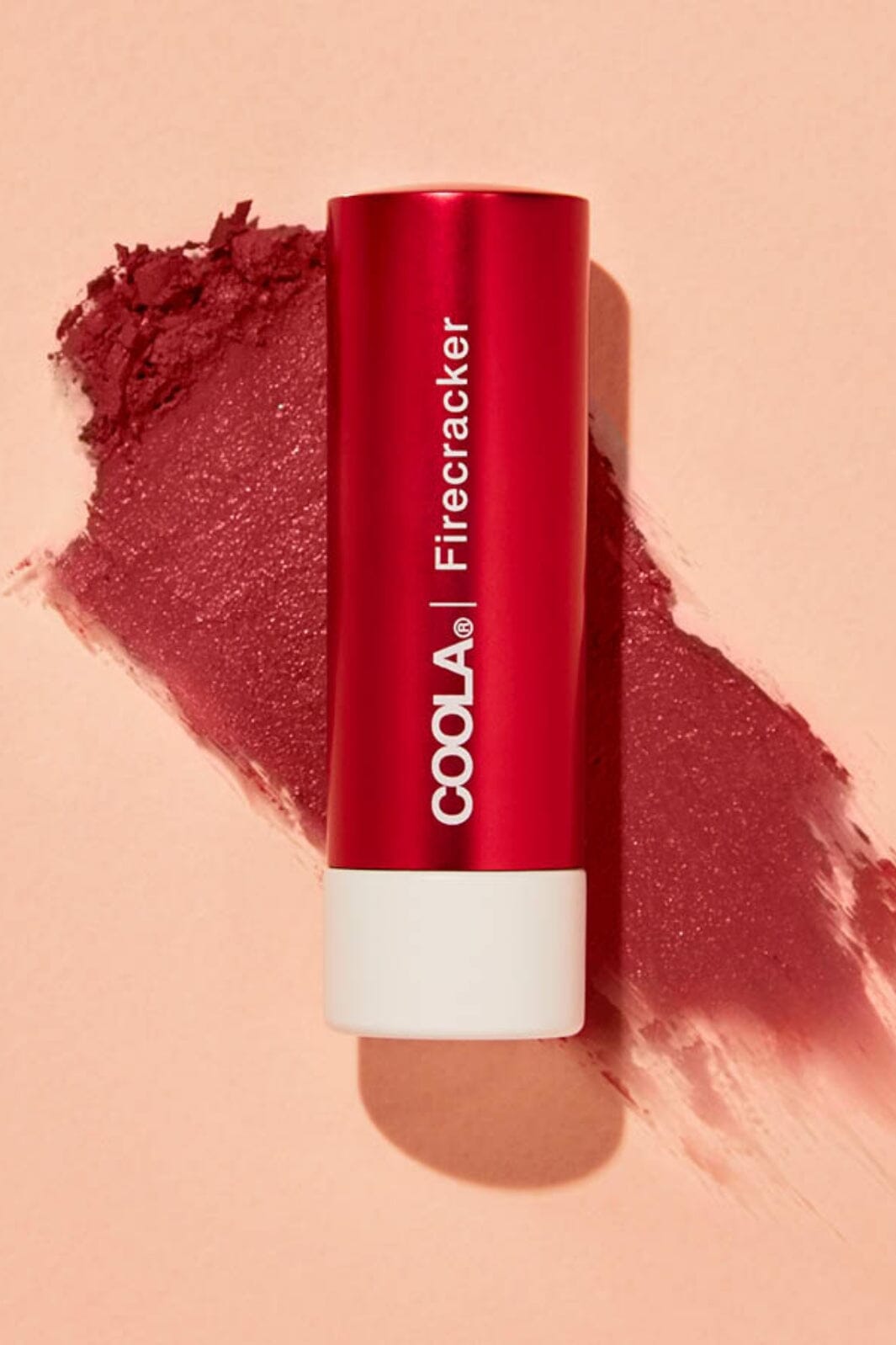 Coola - Mineral Liplux Tinted Lip Balm SPF 30 - Firecracker (Red) Læbepleje 