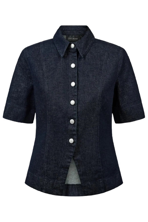 Copenhagen Muse - Cmannais-shirt 211569 - 9159 Dark Blue Denim Skjorter 