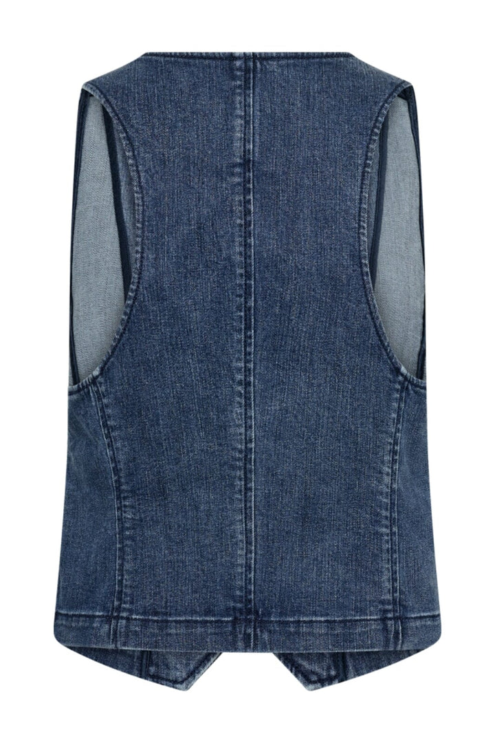 Copenhagen Muse - Cmjean-Waistcoat 204975 - Denim blue Veste 