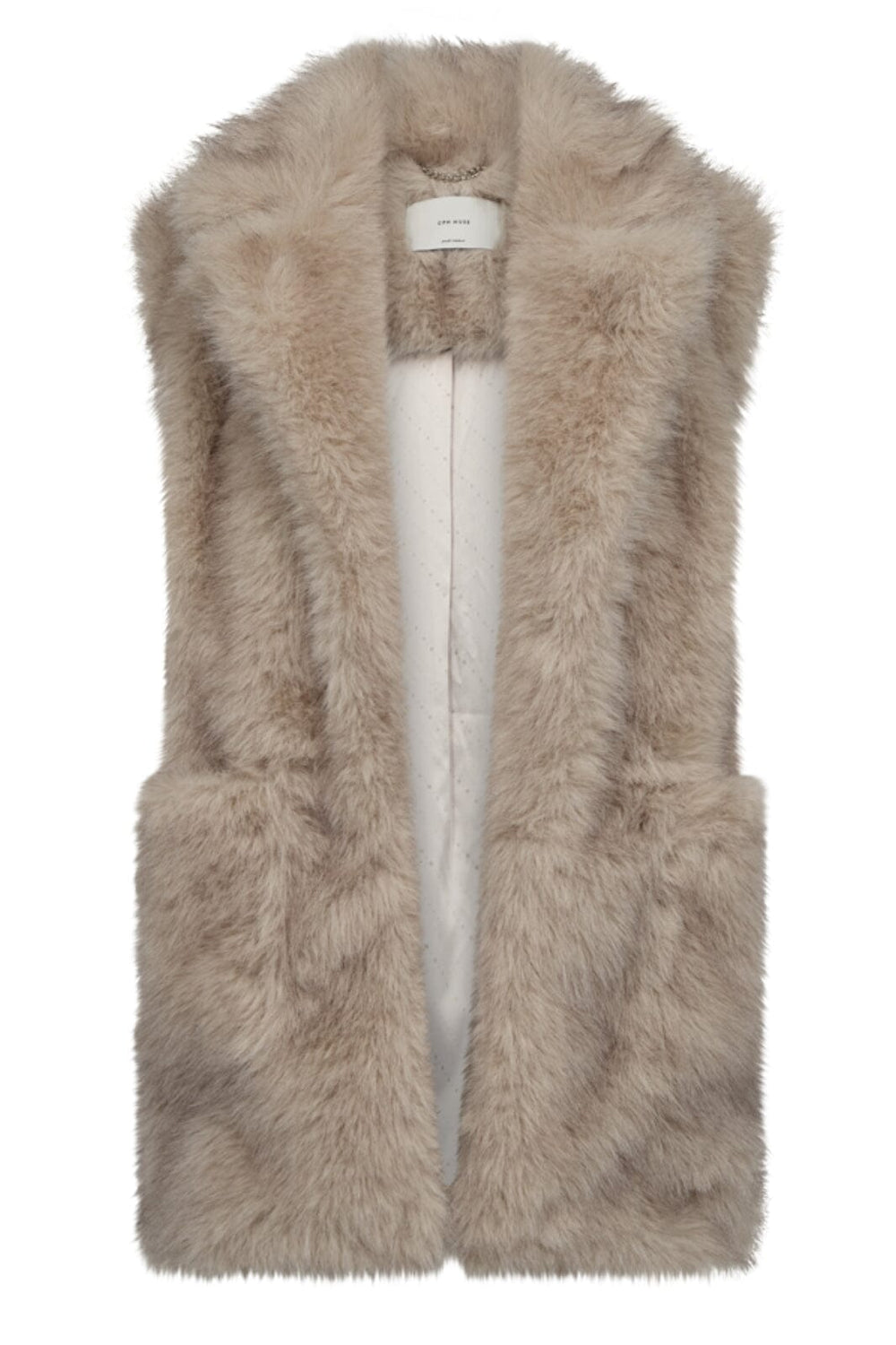 Copenhagen Muse - Cmplushy-waistcoat 206544 - 9237 Peyote Melange