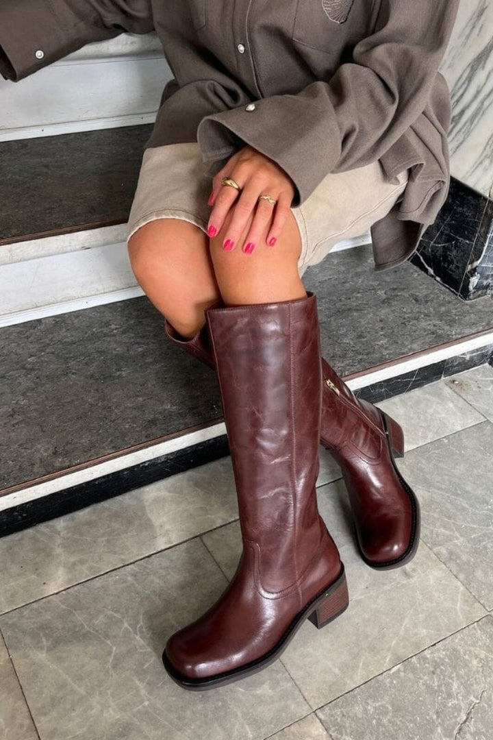 Copenhagen Shoes - A Real Woman'S World CS8746 - 0012 - Brown Støvler 