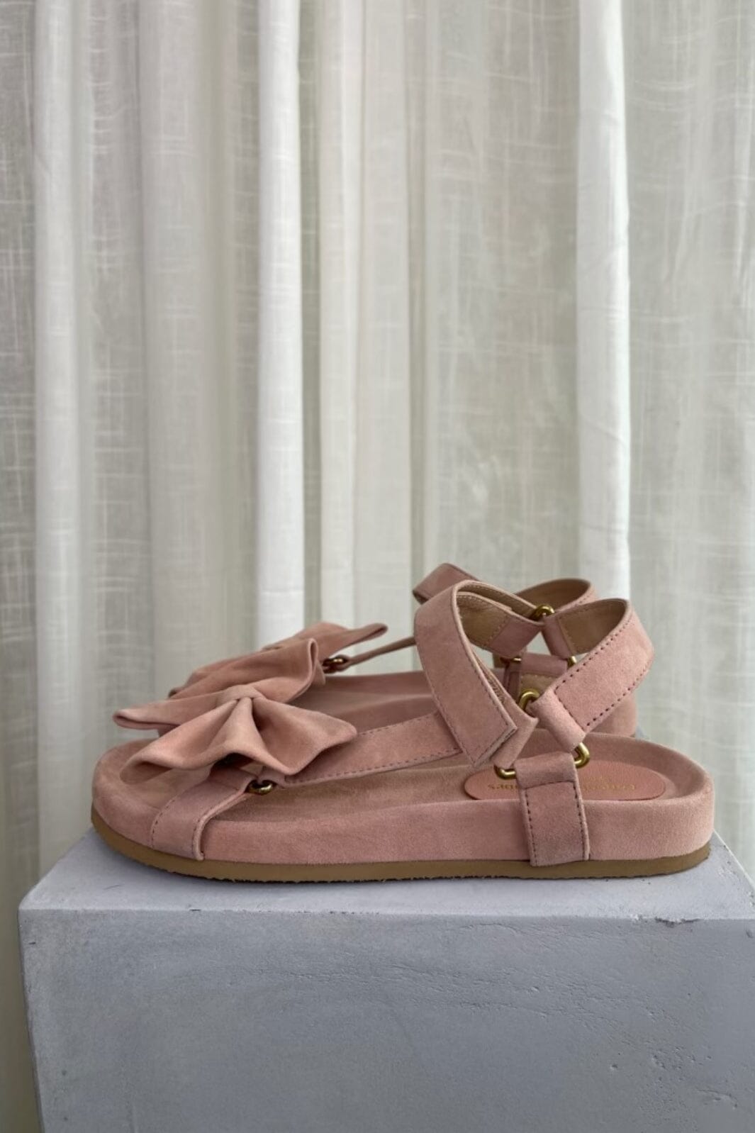 Copenhagen Shoes by Josefine Valentin - Sky And Diamonds 23 Suede - 0300 Papaya Sandaler 