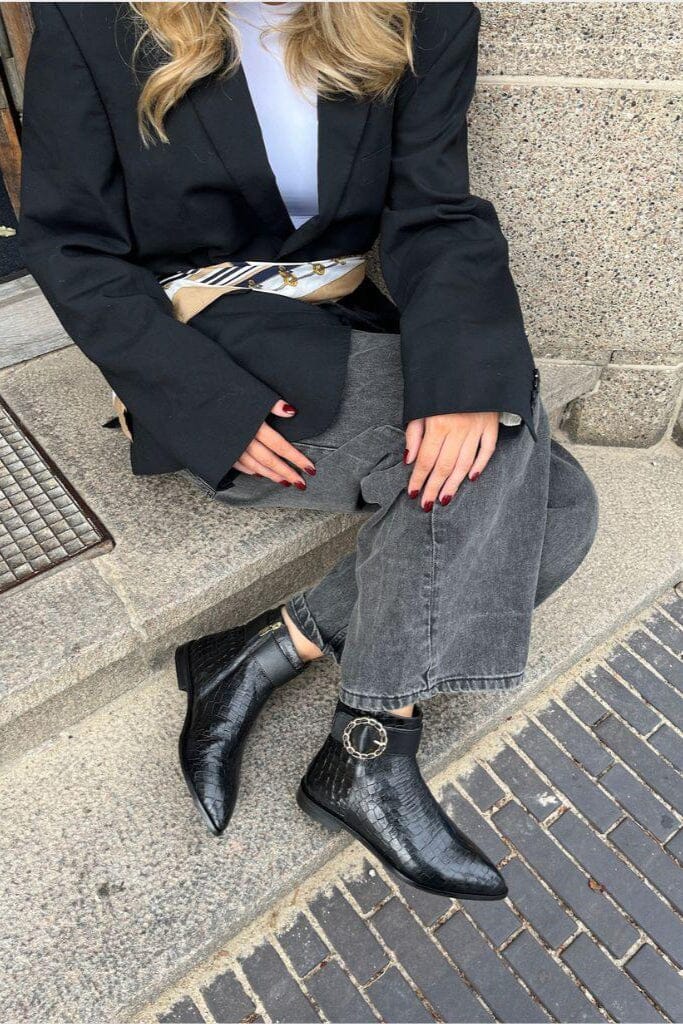 Copenhagen Shoes - Csthe Rich One CS8761 - 2240 - Black Cr Støvler 