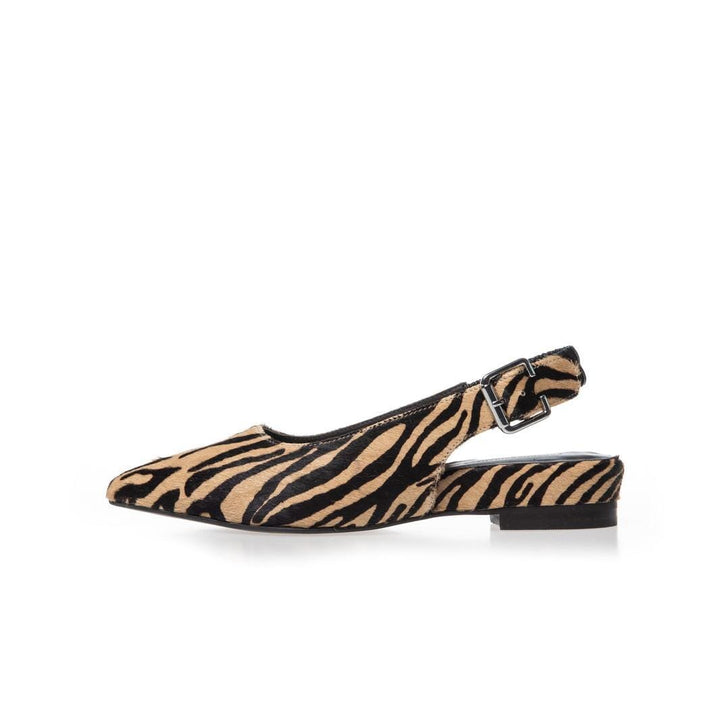 Copenhagen Shoes - Is It Love Hn. CS8853 - 0003 - Beige/Black Ballerinaer 