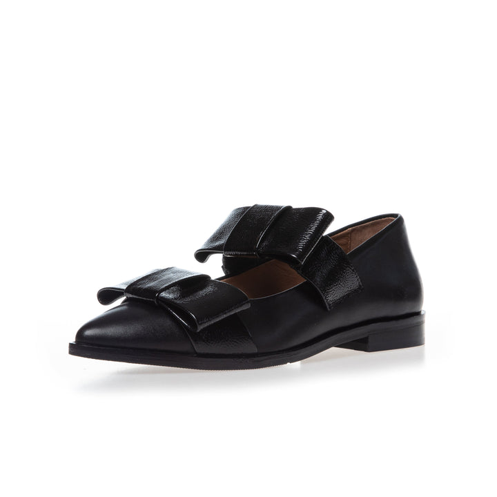 Copenhagen Shoes - Just A Vibe Yellow CS8927 - 0001 - Black Ballerinaer 