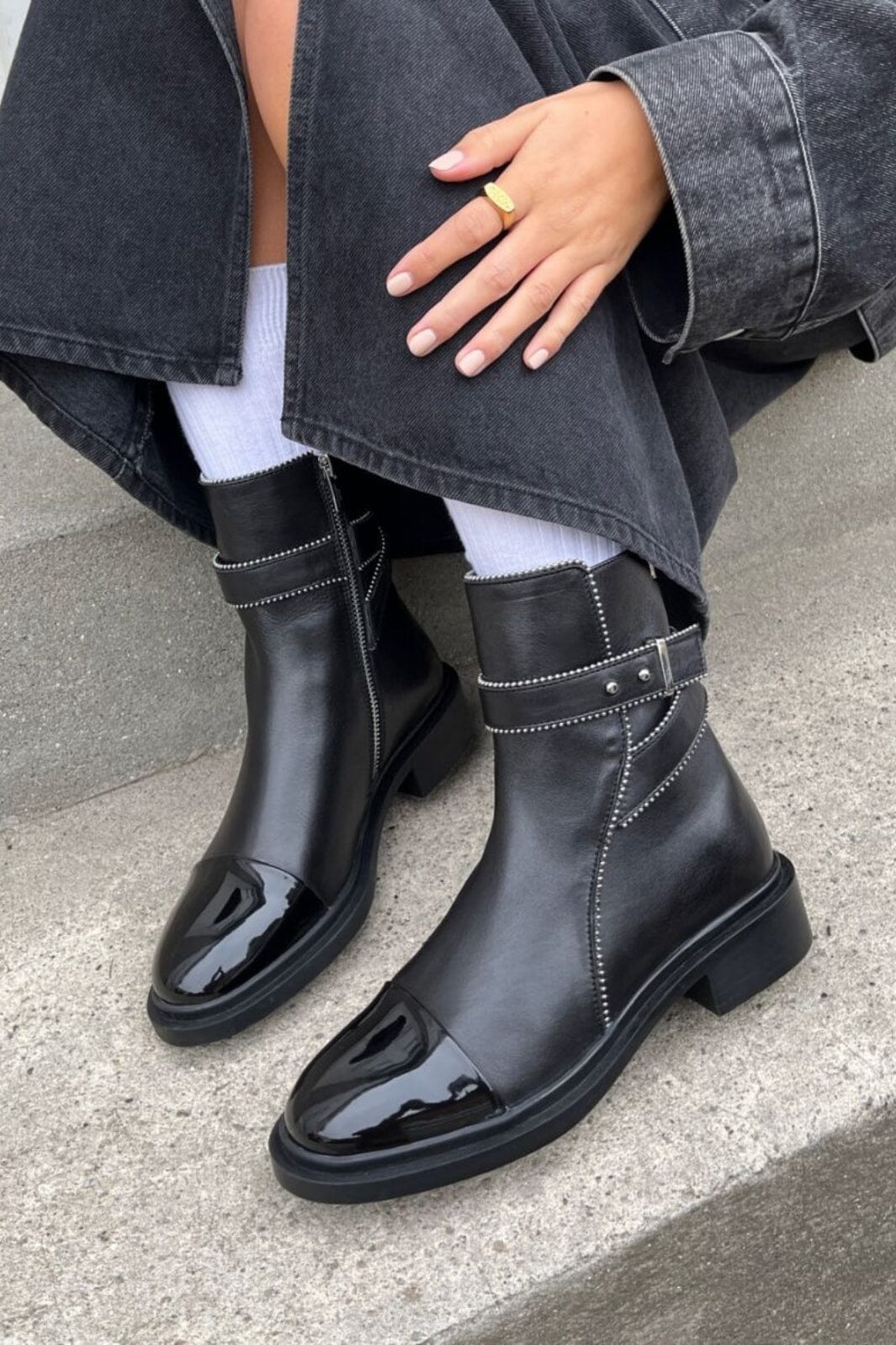 Copenhagen Shoes - My Moves - 0011 Black Patent Støvler 