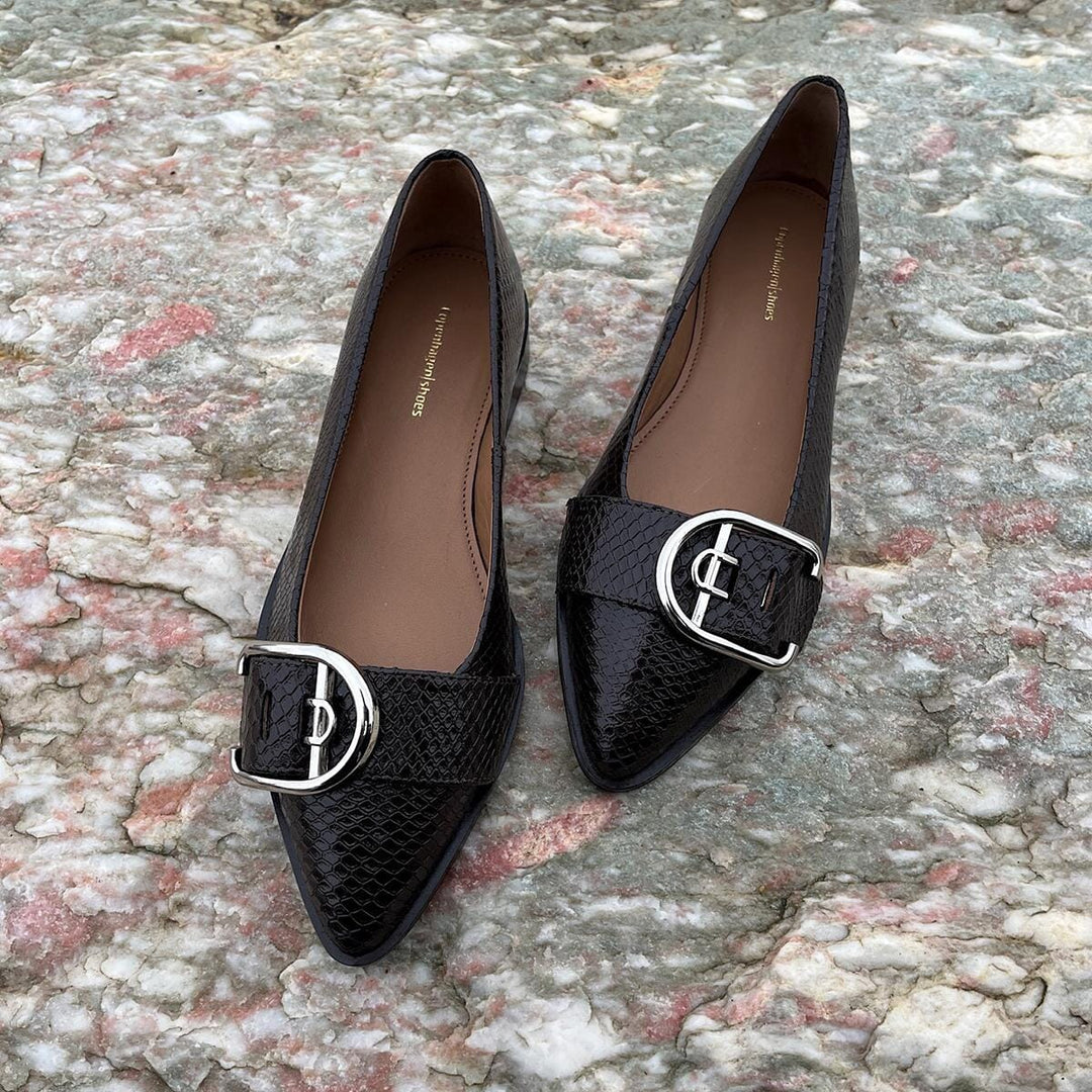 Copenhagen Shoes - My Succes CS8962 - 847 - Dark Brown Ballerinaer 