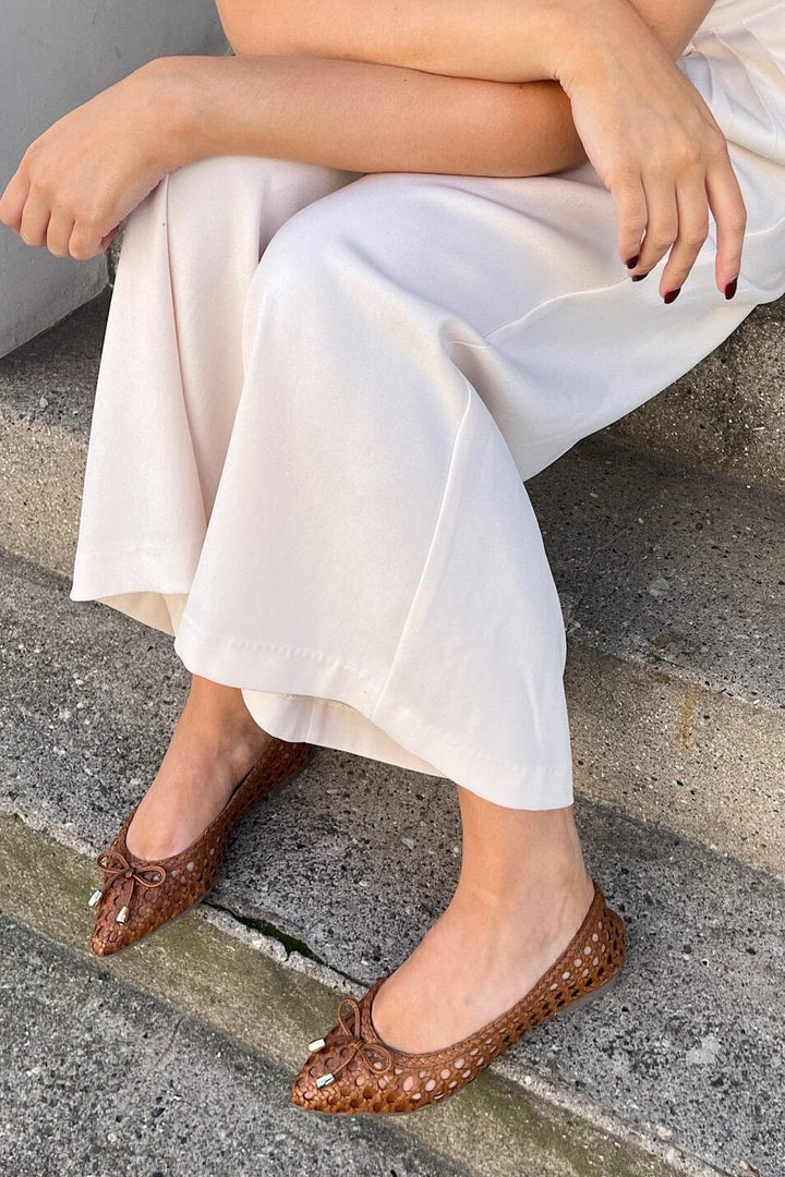 Copenhagen Shoes - On My Love CS8586 - 0241 - Cognac Ballerinaer 