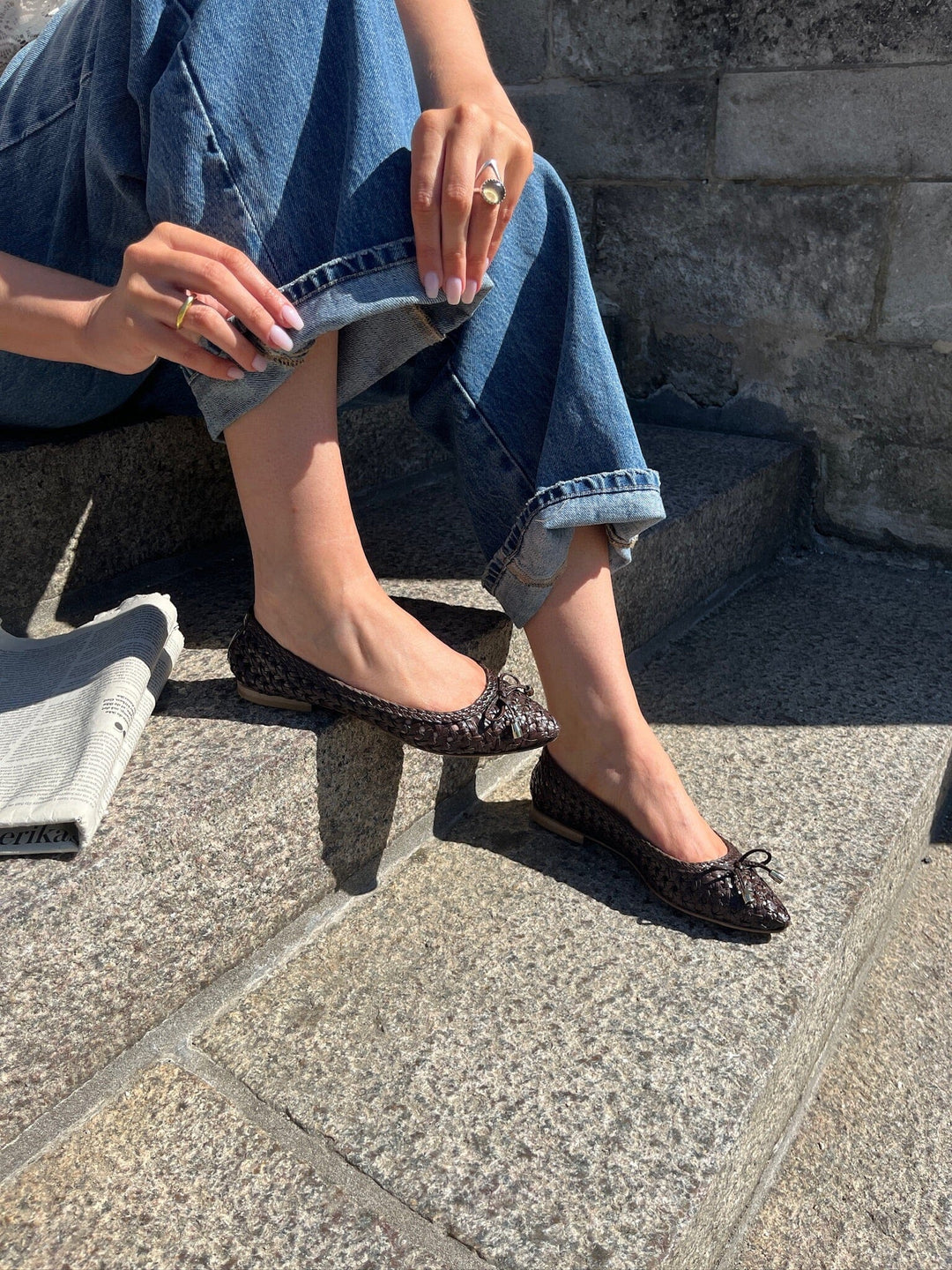 Copenhagen Shoes - On My Love CS8588 - 0012 - Brown Ballerinaer 