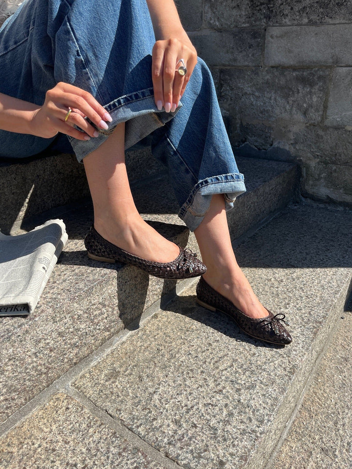 Copenhagen Shoes - On My Love CS8588 - 0012 - Brown Ballerinaer 