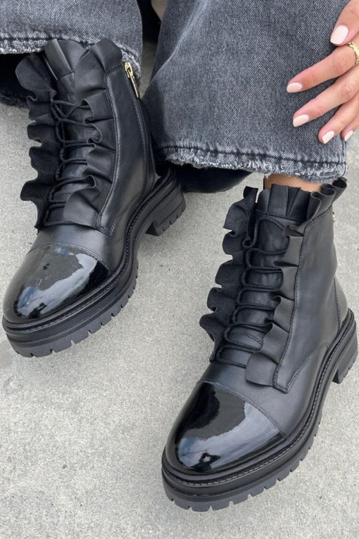 Copenhagen Shoes - Pretty - 038 Black Patent Støvler 