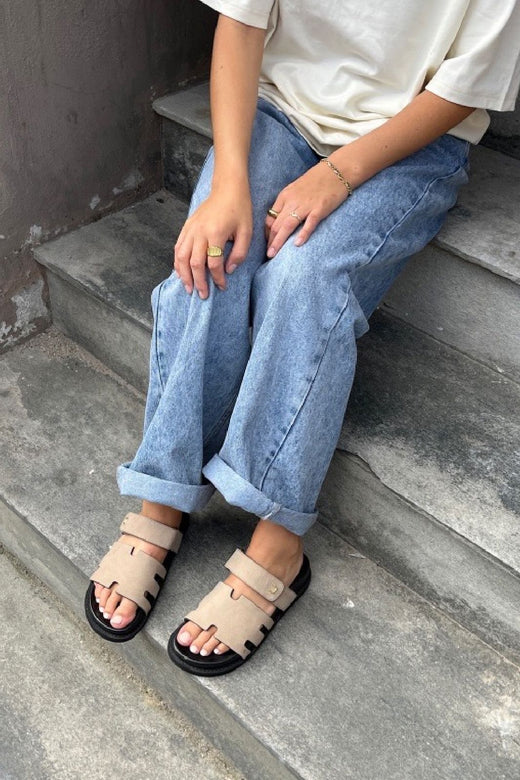 Copenhagen Shoes - Summer Passion Plain CS8496 - 0301 - Biscuit Sandaler 