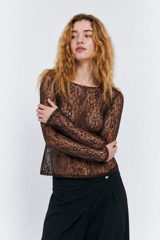 Cras - Ava Blouse C743 - Java Brown Bluser 