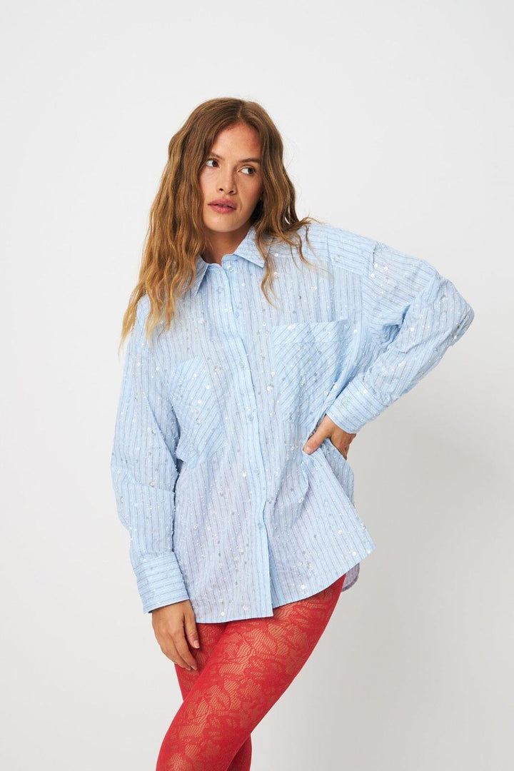 Cras - Ellie Shirt C606 - 8061 - 8061 Blue Multi Stripe Skjorter 