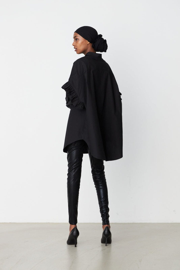 Cras - Flowercras Shirt - Black Skjorter 