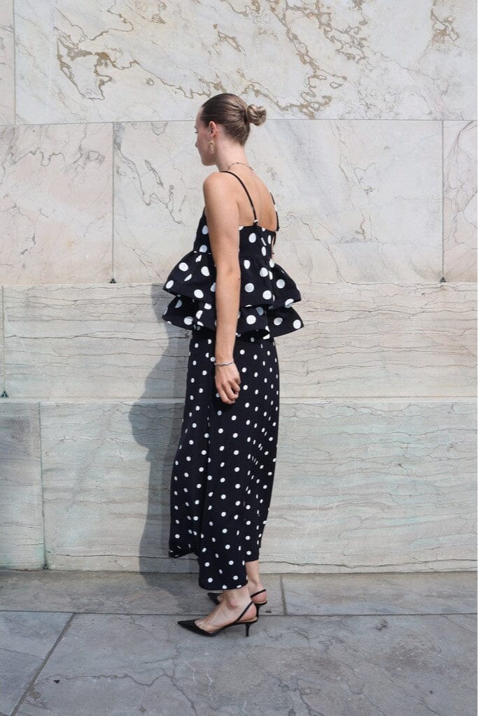 Cras - Joselle Top CE1038 - 8140 Black Polka Grande Toppe 