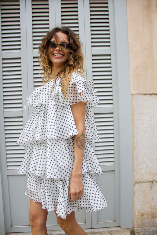 Cras - Lelo Dress C433 - 8032 - 8032 Black Dot Kjoler 