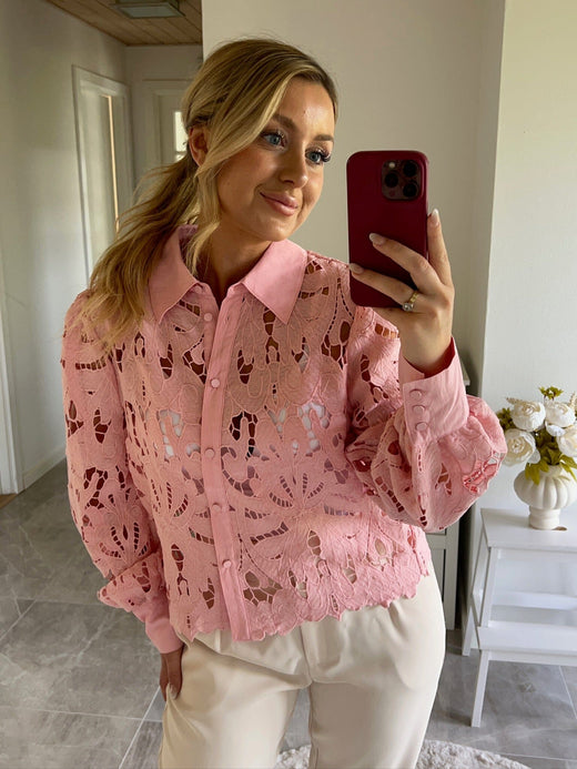 Dear Molly - Birthe Shirt - Pink Skjorter 
