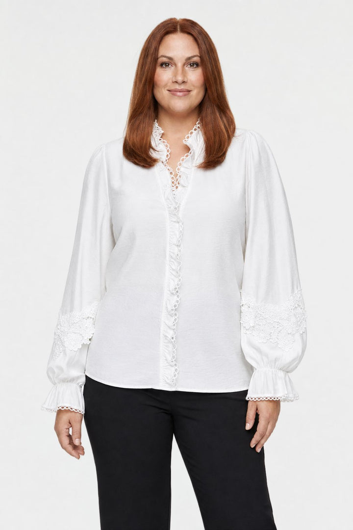 Dear Molly - Mette Skjorte Skjorte Ch156034b - Hvid - L