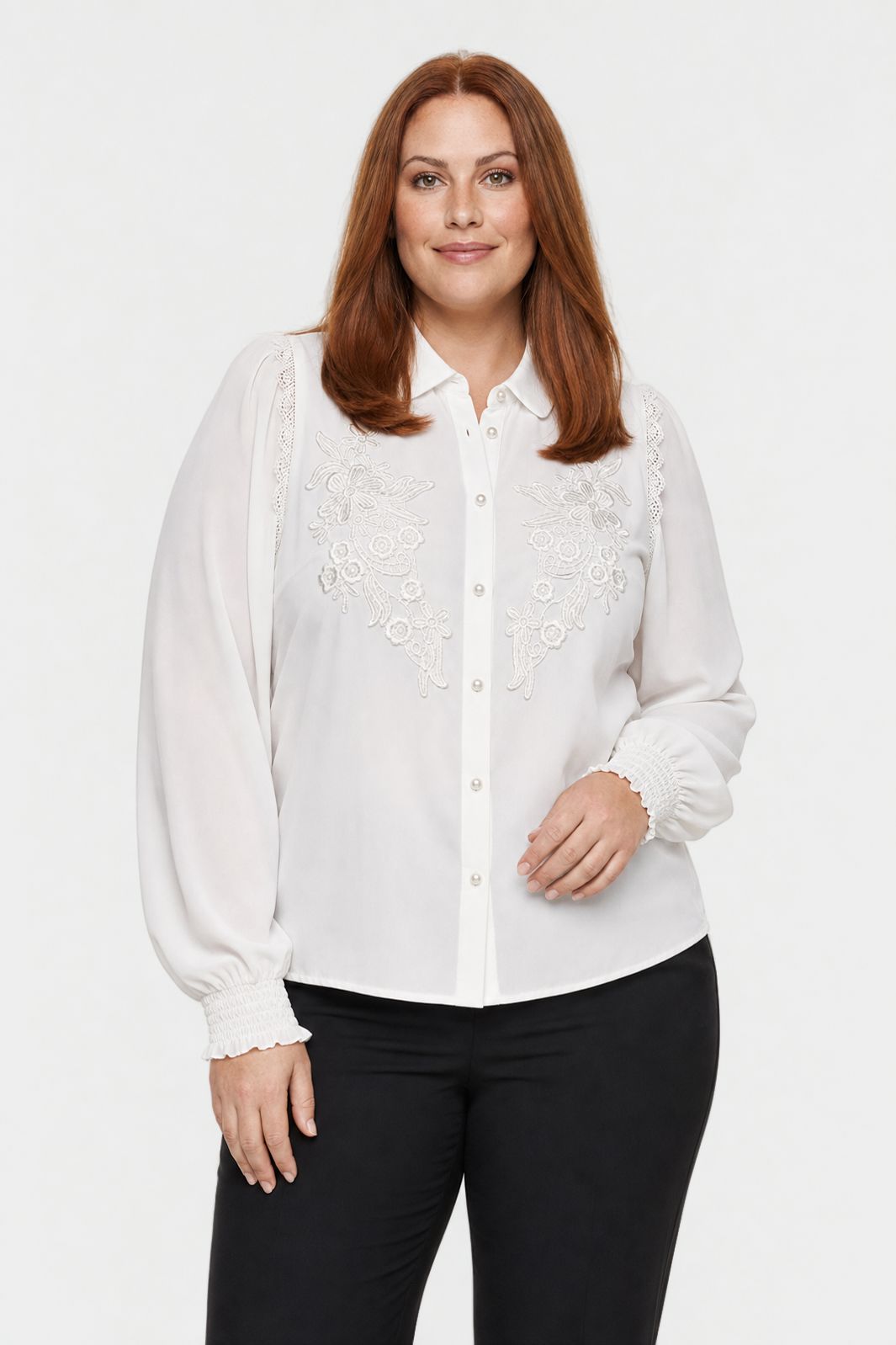 Dear Molly - Tonny Skjorte Skjorte Ch171553 - Hvid - L