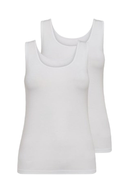 Decoy - Top Wide Straps 2-Pack 8600-1 - 1 - Hvid