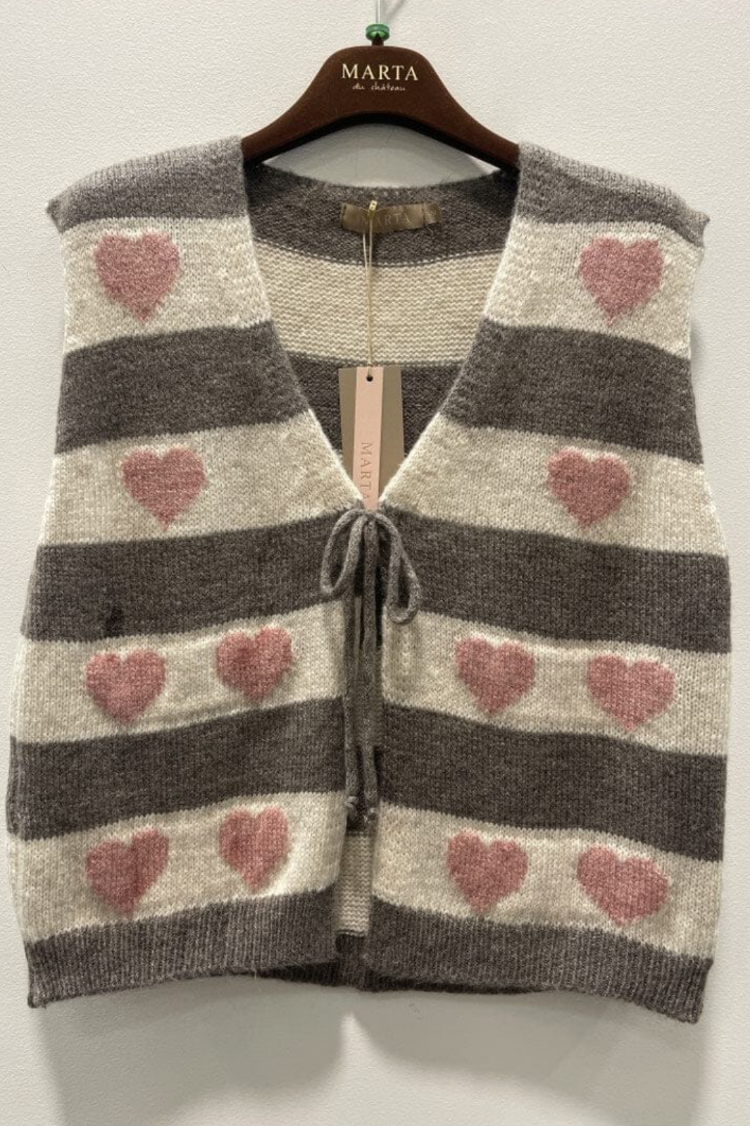 Marta Du Chateau - Mdcphoenix Knit Vest 8069 - Old Rose