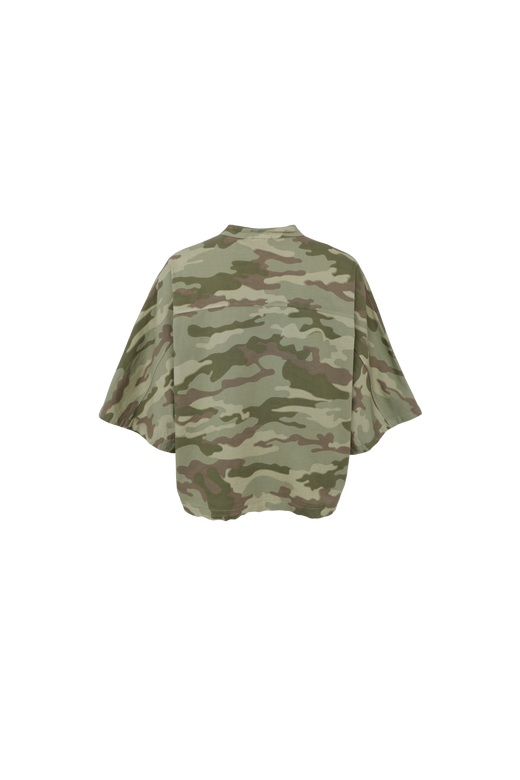 Black Colour - Bcally Loose Shirt 41145 - Camouflage