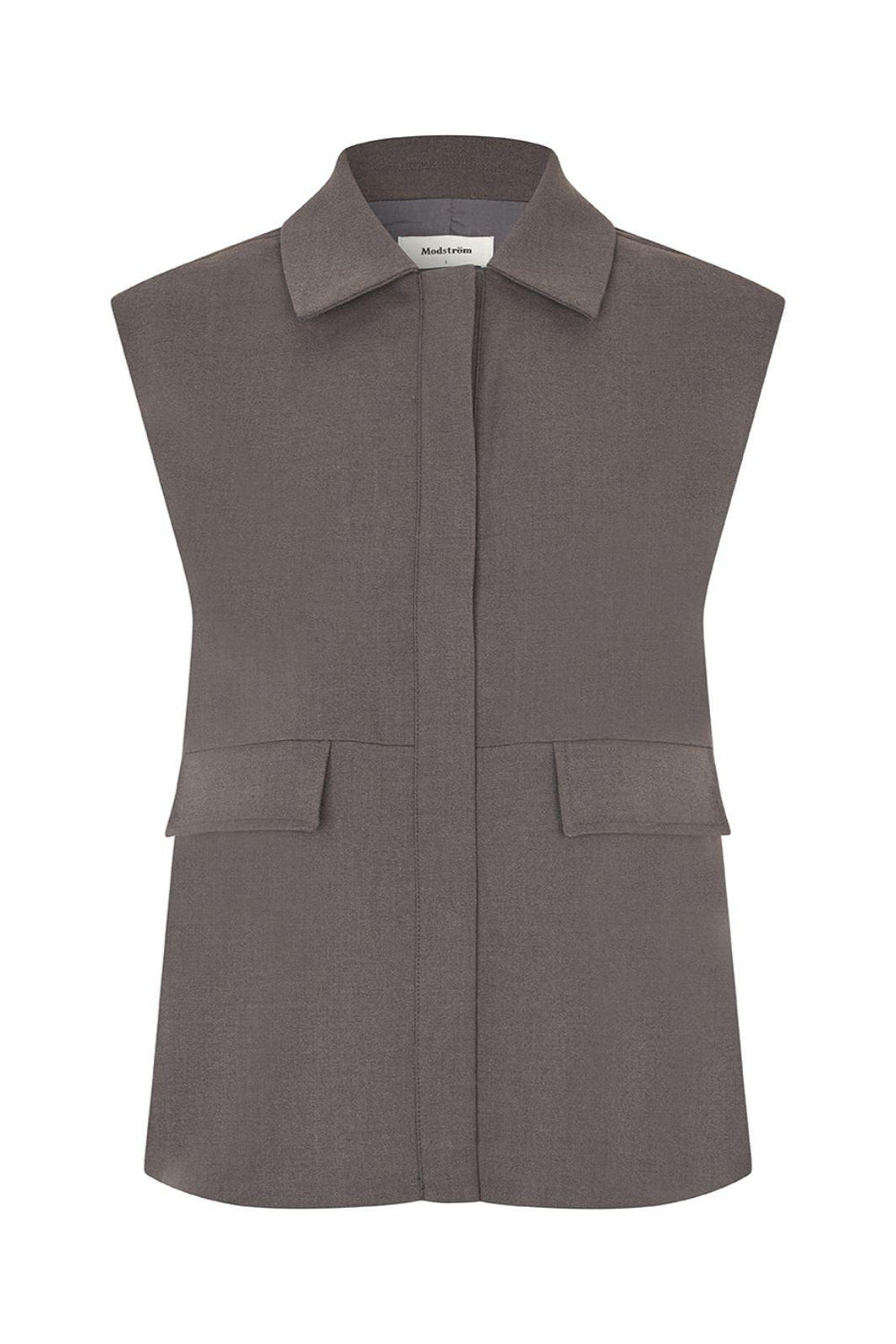 Modström - Primrosemd Vest 58720 - 7061 - Dark Shadow Veste 