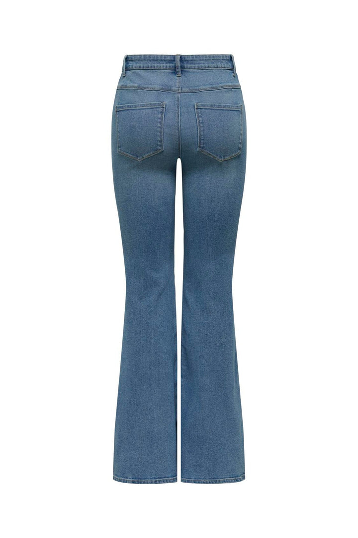 Only - Onllana Retro Flared Box - 4893232 Light Blue Denim
