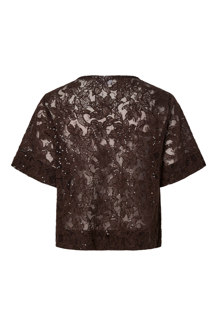 Pieces - Pclouise 2/4 V-Neck Tie Top - 5038956 Delicioso