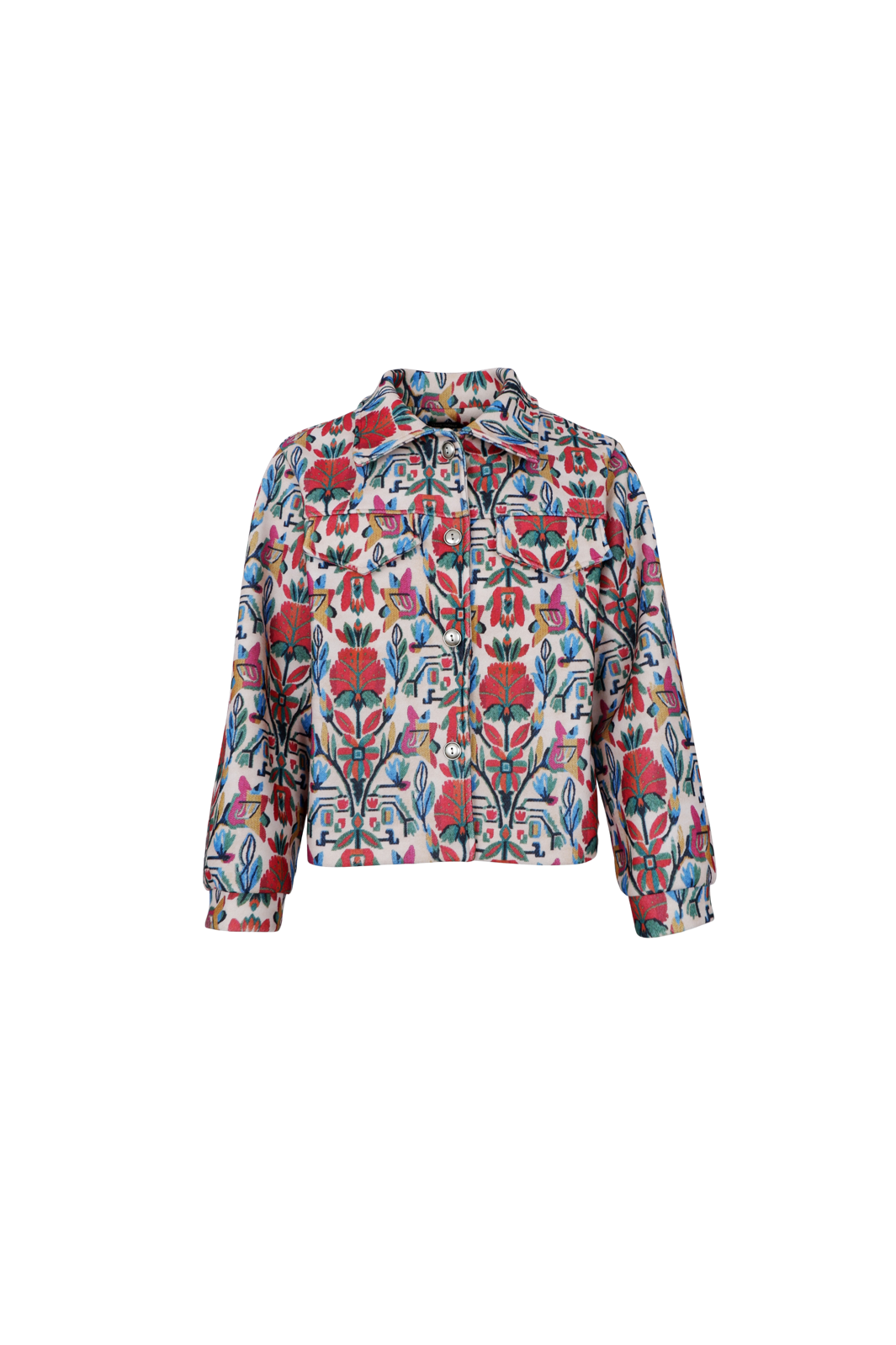 Black Colour - Bcpanama Jacket 41084 - Botanic Red