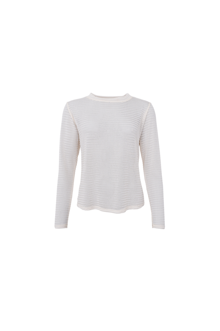 Black Colour - Bclili Mesh Blouse 41071 - Shirts - Cream