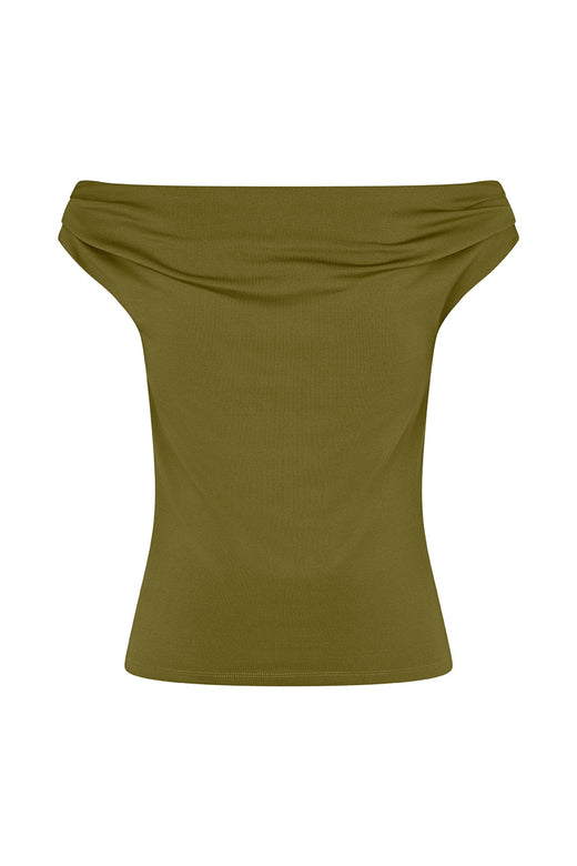 Modström - Himamd Off-Shoulder Top 57928 - 02275 - Fir Green