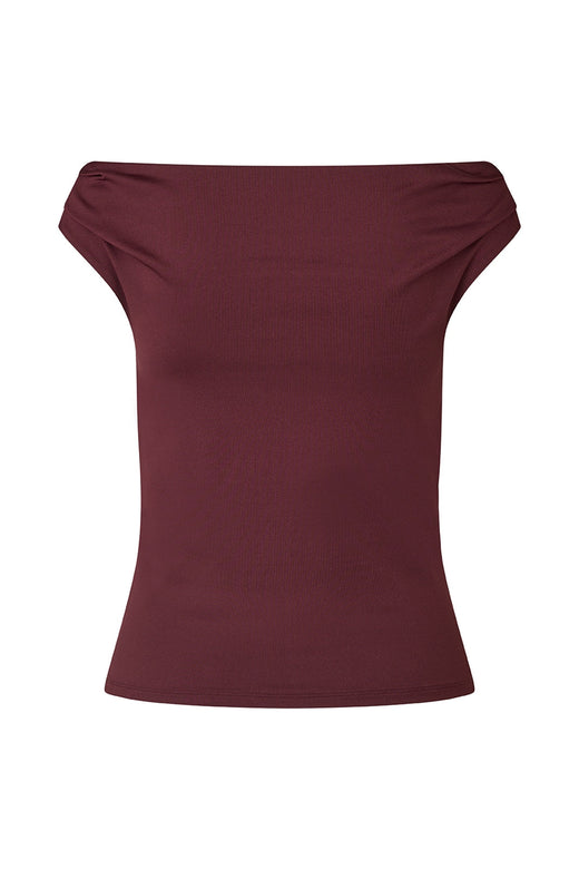 Modström - Himamd Off-Shoulder Top 57928 - 1124 - Dark Cherry