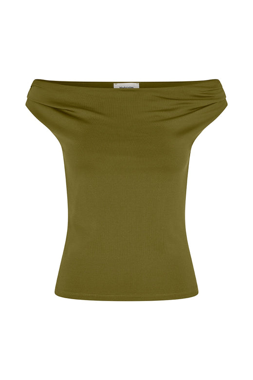 Modström - Himamd Off-Shoulder Top 57928 - 02275 - Fir Green