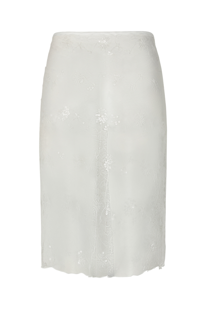 Pieces - Pcnatasja Lace Sarong - 4997997 Bright White