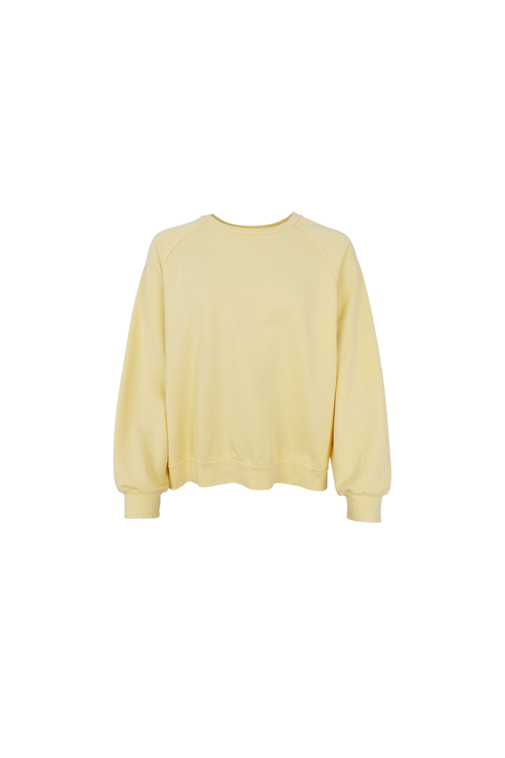 Black Colour - Bcevy Raglan Sweatshirt 41121 - Lt. Yellow