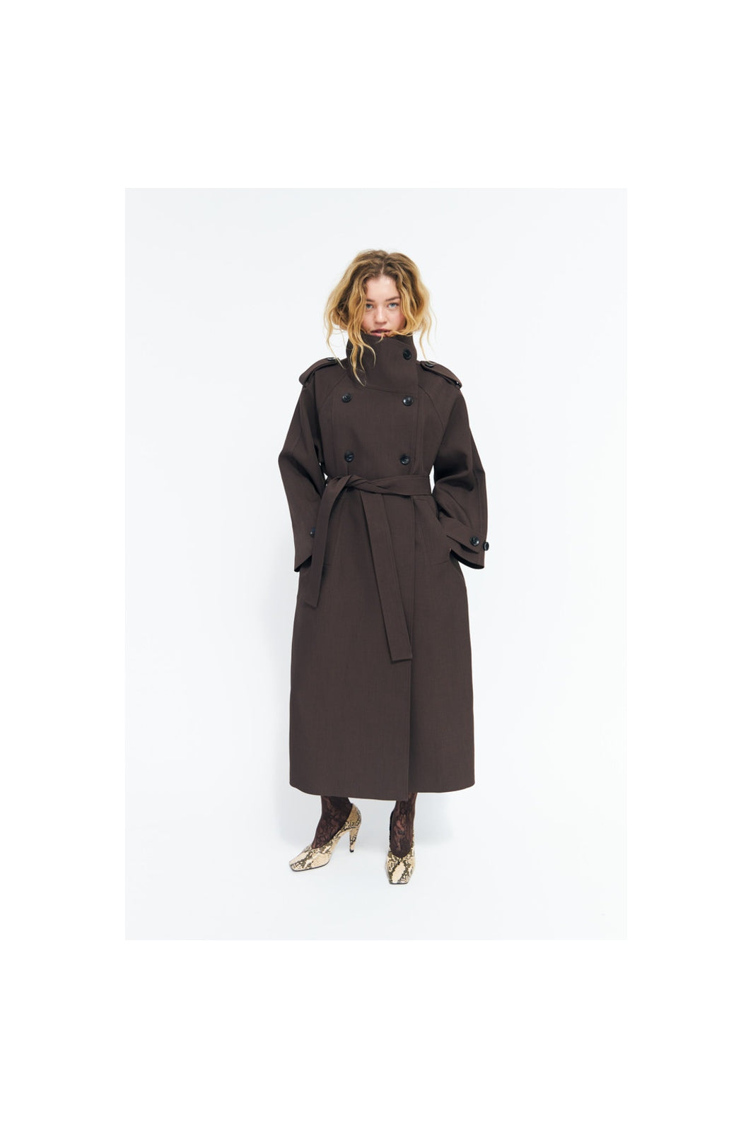Cras - Leonora Trenchcoat C768 - Dark Brown