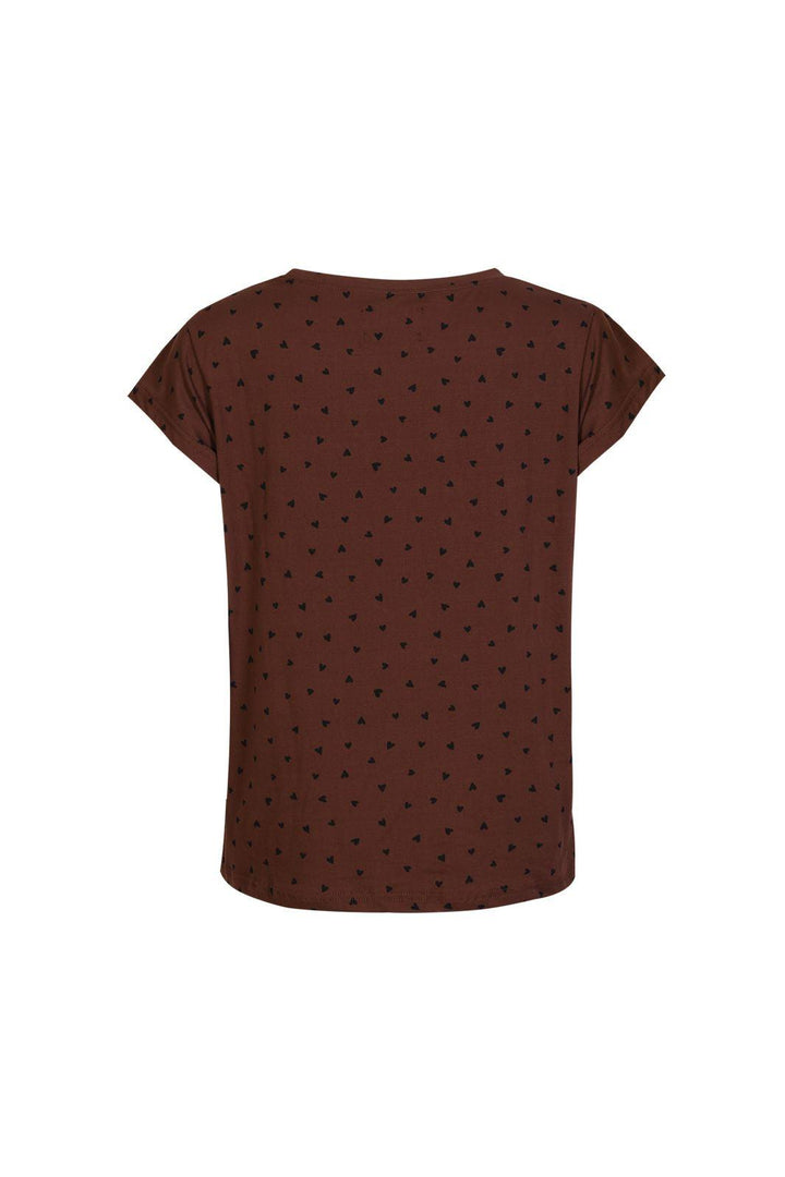Liberte - Alma-U-Tshirt 9581 - Brown Black Heart