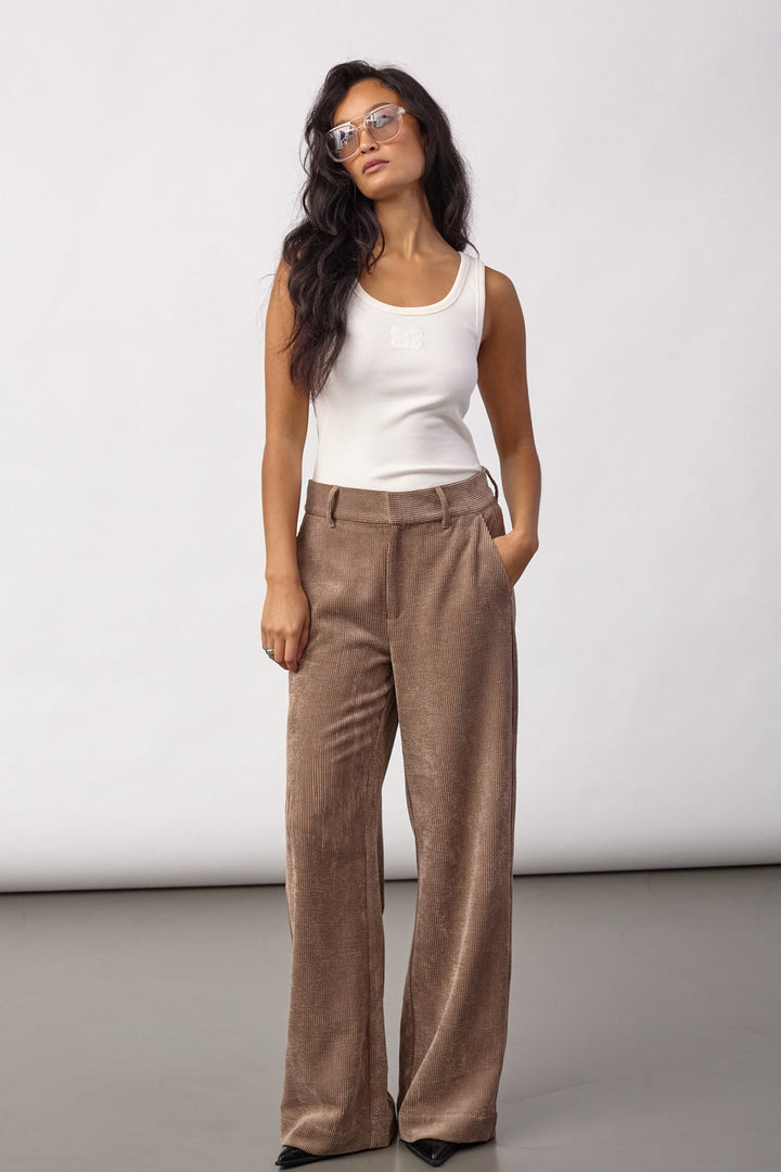Co´Couture - Daisycc Cord Pant 500574 - 20009 - Walnut