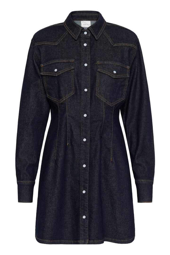 Gestuz - Gzmae Dress 10910869 - 102429 - Dark Blue Rinse Kjoler 