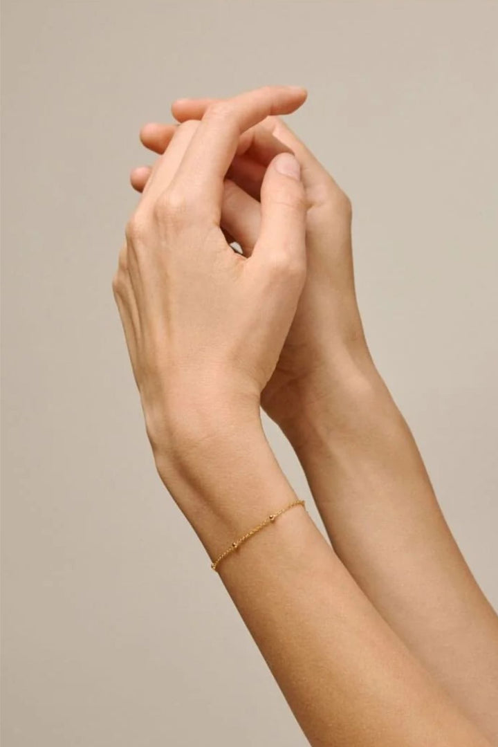 Enamel Copenhagen - Bracelet, Beaded Chain B153G - 925S/Gp