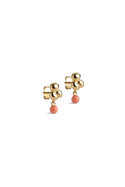 Enamel Copenhagen - Earrings, Nara Ball E467G - Light Coral